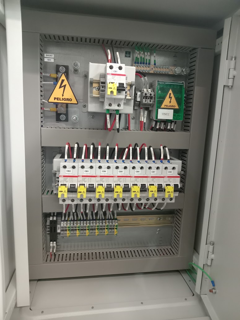 Integradores oficiales ABB Chile — foto tomada tablero eléctrico suministrado Rajo Inca.